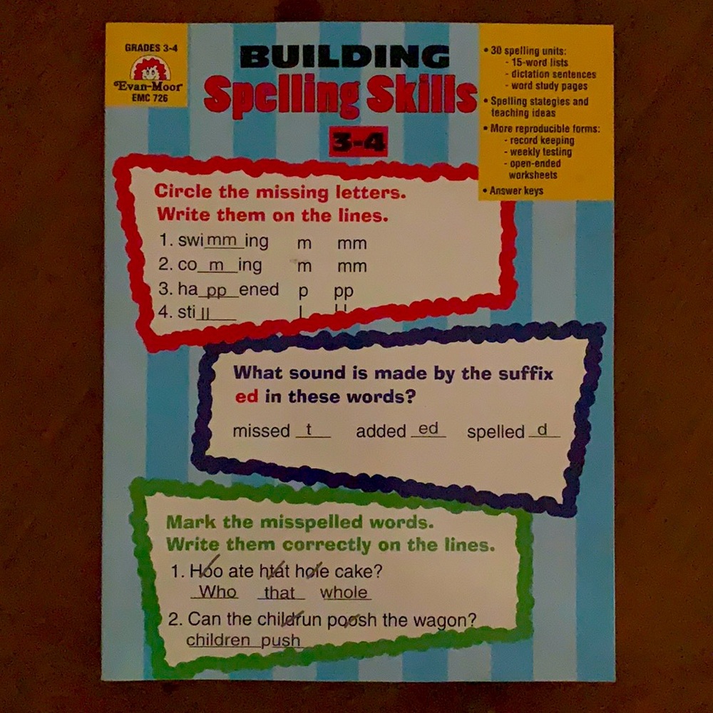 Grades 3 - 4 Building Spelling Skills